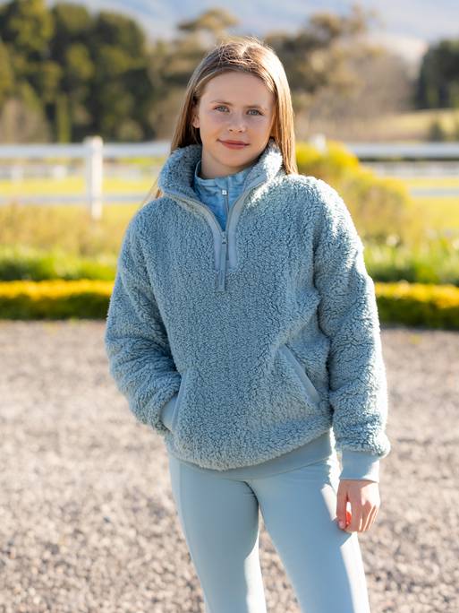 Lemieux Young Rider Tia Teddy Fleece - Glacier