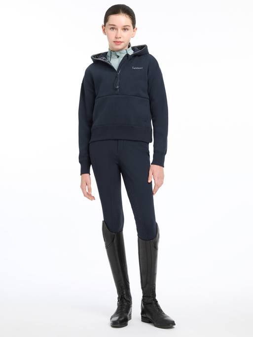 Lemieux Young Rider Hettie Half Zip Hoodie - Navy