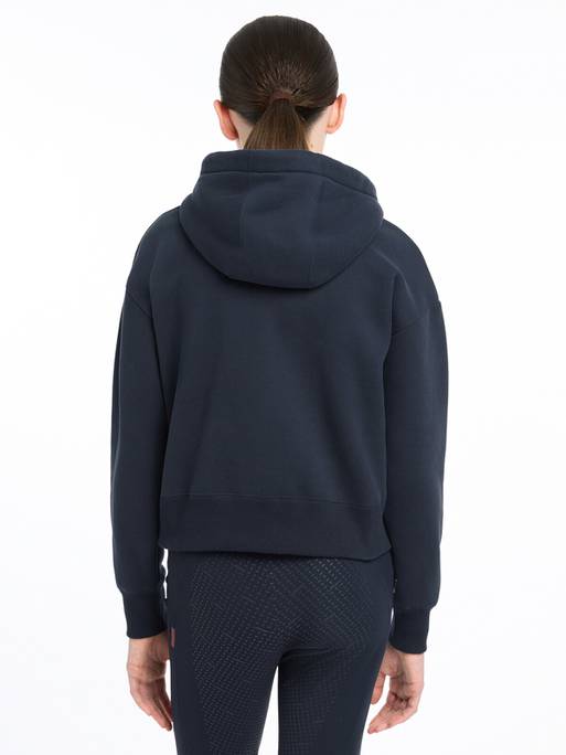 Lemieux Young Rider Hettie Half Zip Hoodie - Navy