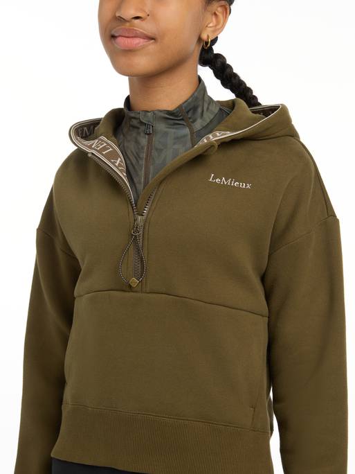 Lemieux Young Rider Hettie Half Zip Hoodie - Alpine