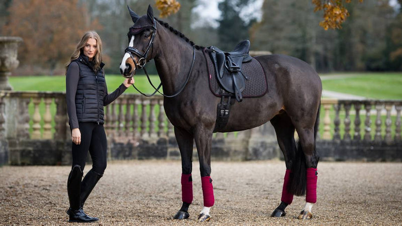 Lemieux Suede Dressage Square - Cinder