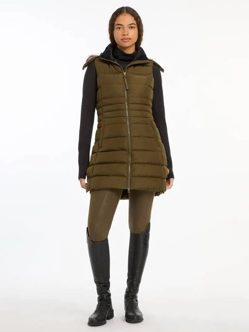 Lemieux Harper Longline Puffer Gilet - Alpine