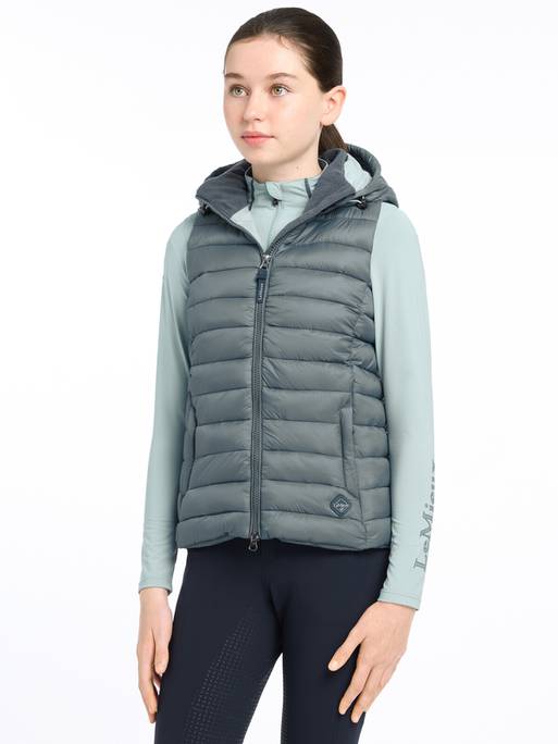 Lemieux Young Rider Milly Puffer Gilet - Petrol