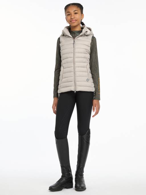 Lemieux Young Rider Milly Puffer Gilet - Ash