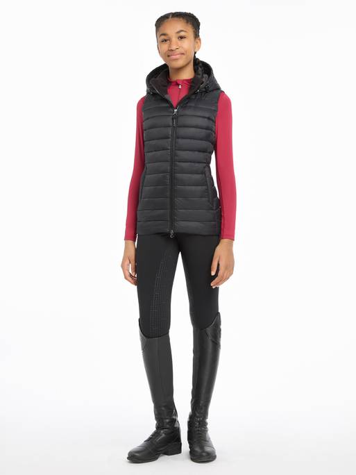 Lemieux Young Rider Milly Puffer Gilet - Black