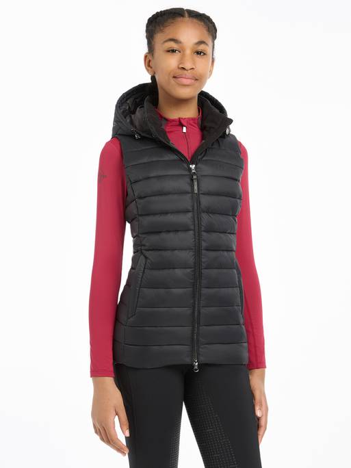 Lemieux Young Rider Milly Puffer Gilet - Black