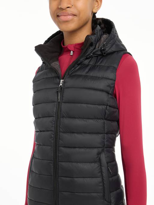 Lemieux Young Rider Milly Puffer Gilet - Black