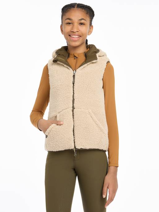 Lemieux Young Rider Eloise Reversible Winter Gilet - Alpine