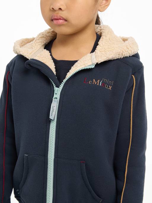 Lemieux Mini Charlie Lined Hoodie - Navy