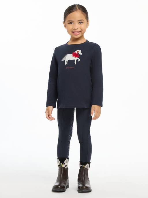 Lemieux Mini Jessie Long Sleeve Top - Navy