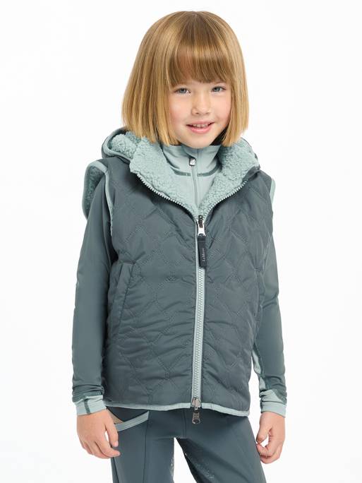 Lemieux Mini Elsie Reversible Gilet - Petrol