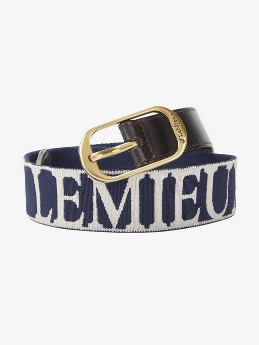 Lemieux Eddie Elasticated Belt - Navy/Stone