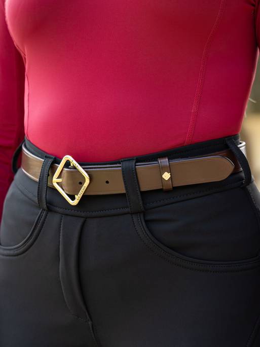 Lemieux Cleo Leather Belt - Brown