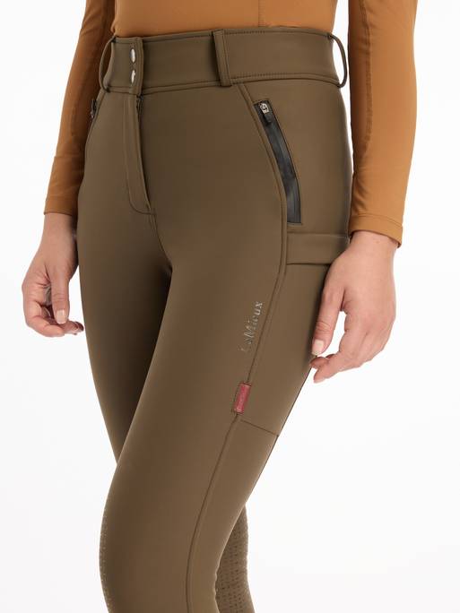 Lemieux Drytex Waterproof Breeches Knee Grip - Alpine