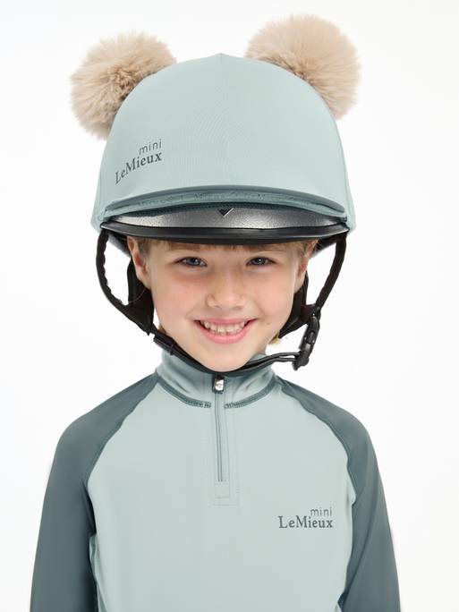 Lemieux Mini Double Pom Hat Silk - Glacier