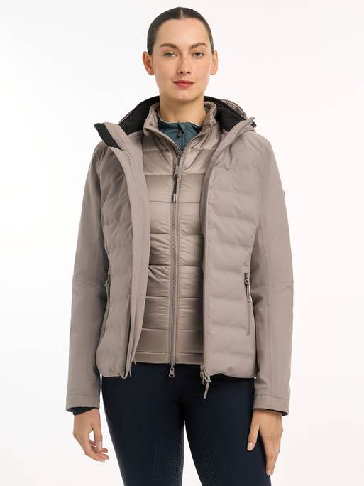 Lemieux Brooke Waterproof Hybrid Jacket - Ash