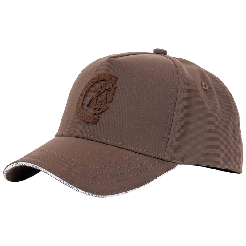 Kentucky Horsewear Baseball Cap 3D Logo – Brown