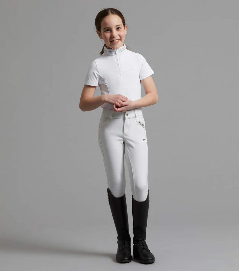 Premier Equine Maria Girls Diamante Show Shirt