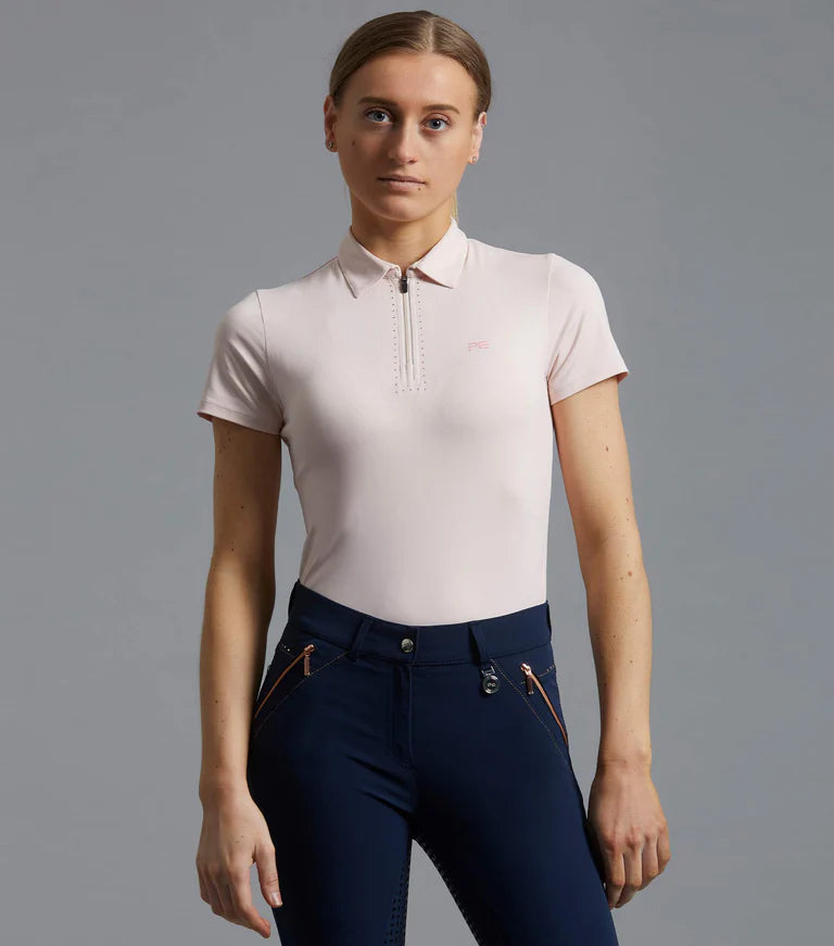 Premier Equine Scintillo Ladies Short Sleeve Riding Top