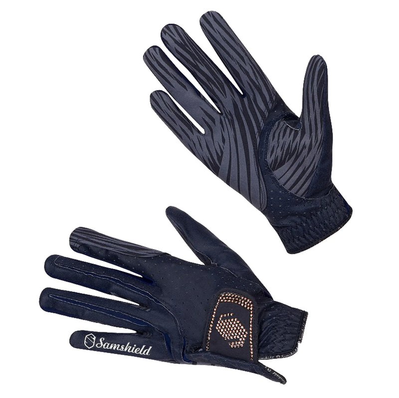 Samshield V-Skin Swarovski Gloves Blue/Rose Gold