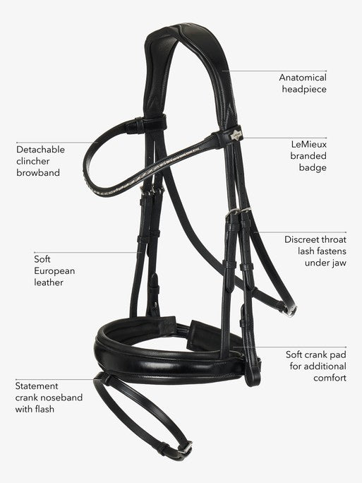 LeMieux Kudos Classic Dressage Bridle