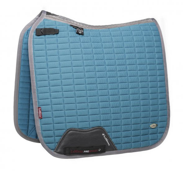 LeMieux Self Cooling Dressage Saddlecloth - Cool Blue - Nags Essentials