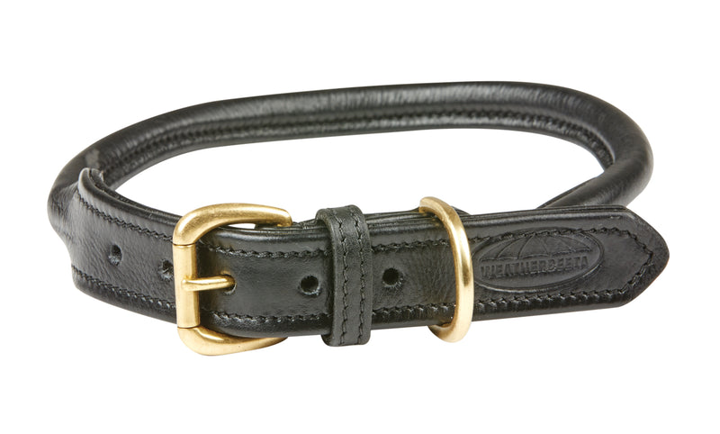 Weatherbeeta Rolled Leather Dog Collar - Nags Essentials