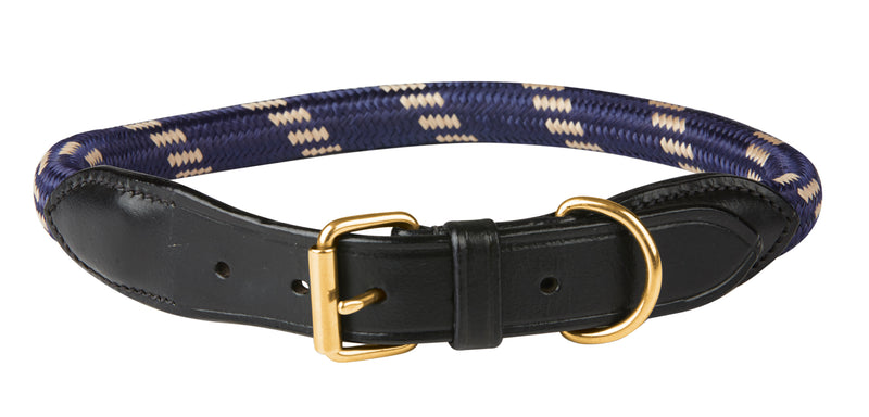 Weatherbeeta Rope Leather Dog Collar - Nags Essentials