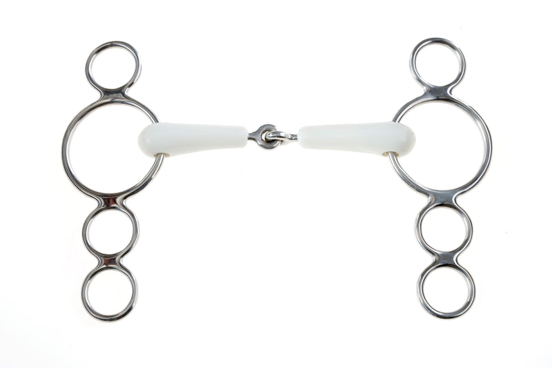 Korsteel Flexi Jointed 3 Ring Dutch Gag - Nags Essentials