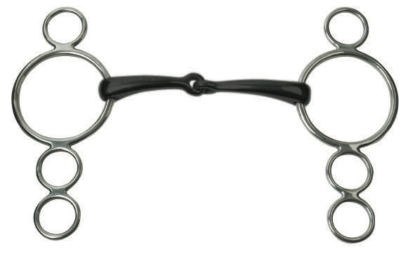 Korsteel Sweet Iron Jointed 3 Ring Dutch Gag - Nags Essentials