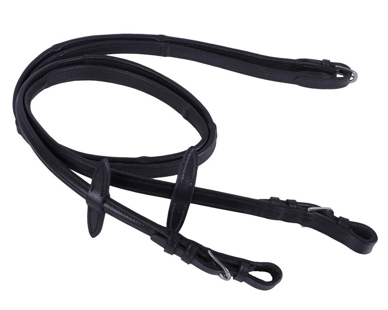 leather Reins Invisible Stops - Nags Essentials