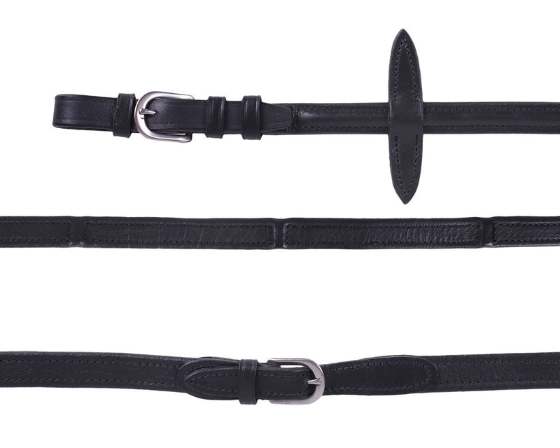 leather Reins Invisible Stops - Nags Essentials