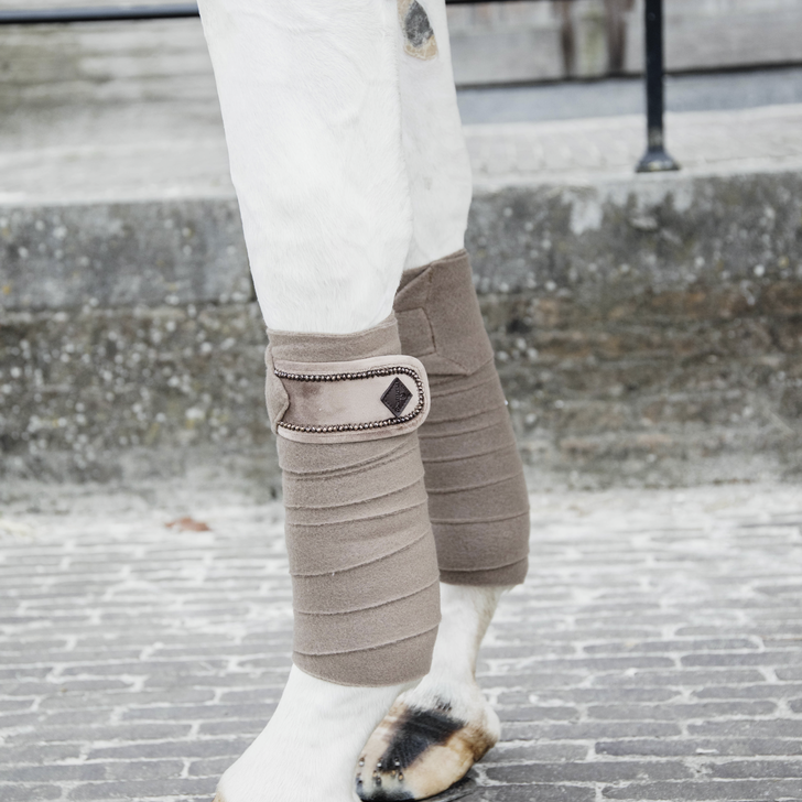 Kentucky Polar Fleece Bandages Velvet with Pearls