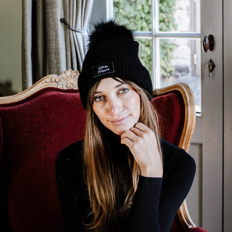 Kentucky PomPom Beanie Hat