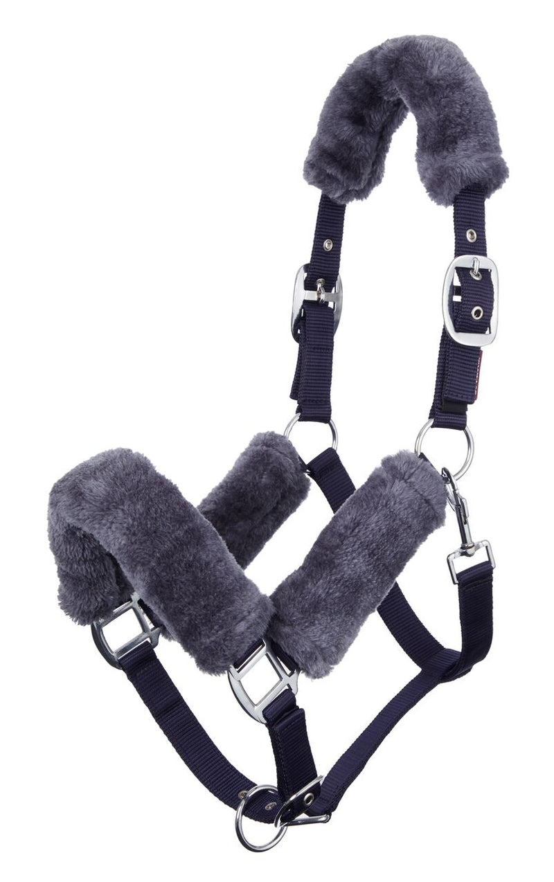 LeMieux Comfort Headcollar Navy/Grey - Nags Essentials