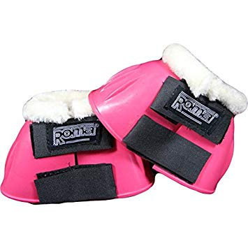 Roma Fleece Trim Rubber Bell Boots - Nags Essentials