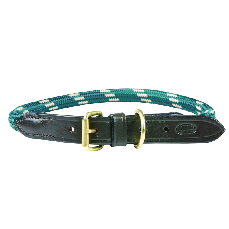 Weatherbeeta Rope Leather Dog Collar - Nags Essentials