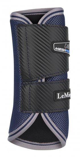 LeMieux Carbon Mesh Wrap Boots Navy - Nags Essentials