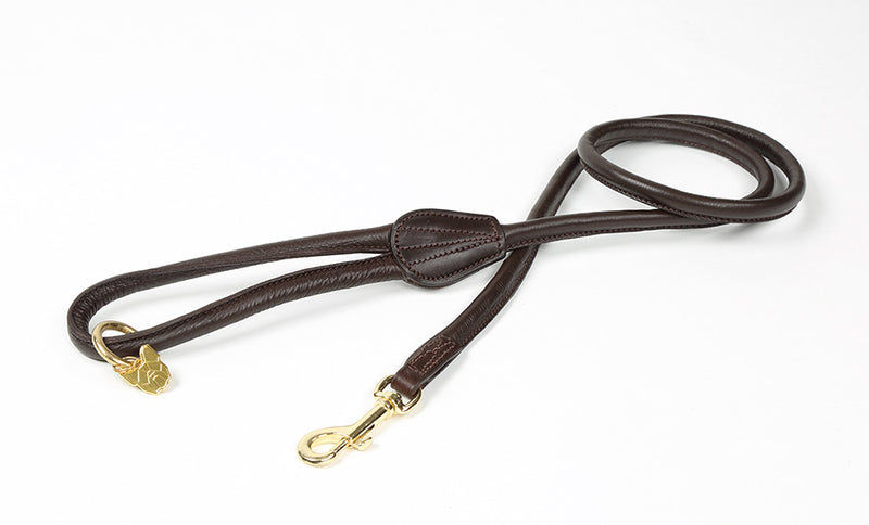 Digby & Fox Rolled Leather Dog Lead - Nags Essentials