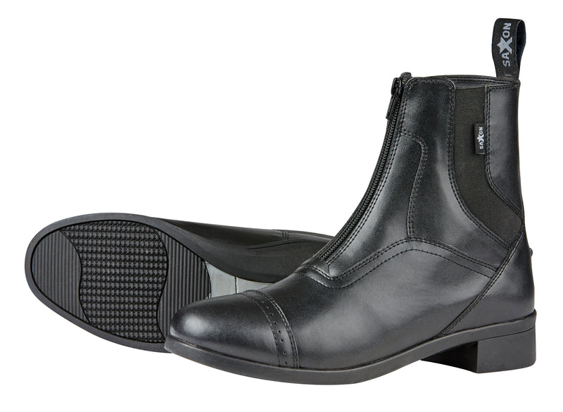Saxon Syntovia Zip Paddock Boots - Adults - Nags Essentials