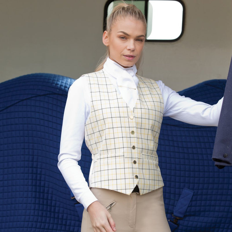 Equetech Classic Tattersall Check Waistcoat - Nags Essentials