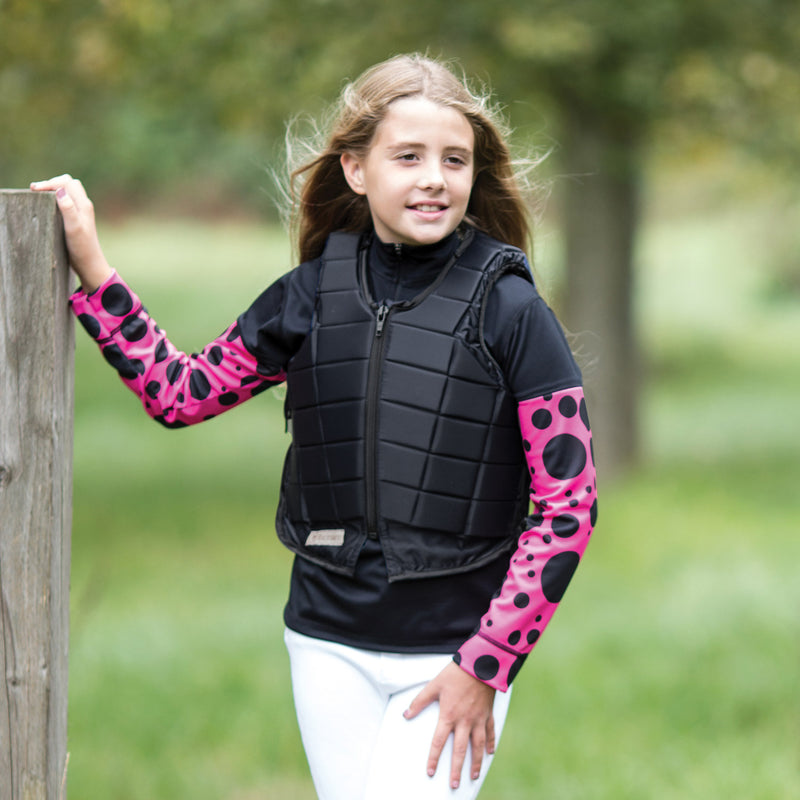 Equetech Junior Custom Cross Country Shirt - Black - Nags Essentials