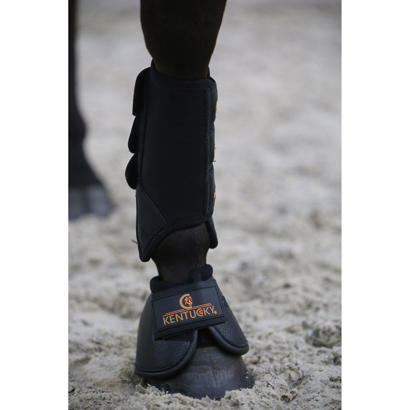 Kentucky Horsewear Air Tech Over Reach Boots - Black - Nags Essentials