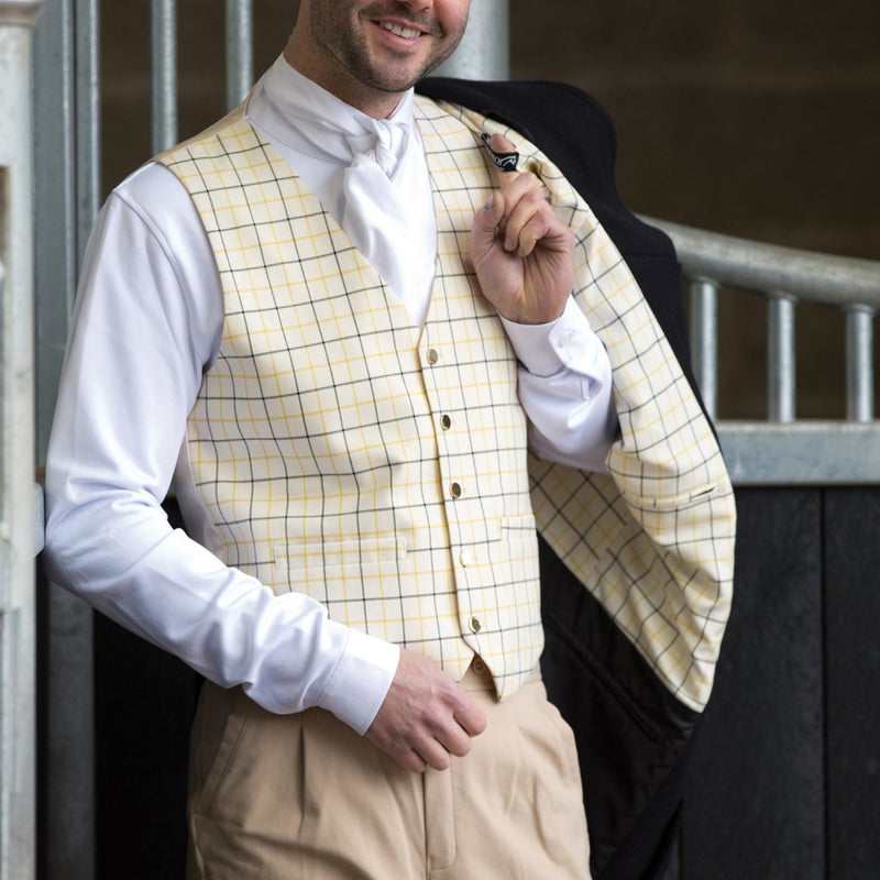 Mens Classic Tattersall Check Waistcoat - Nags Essentials