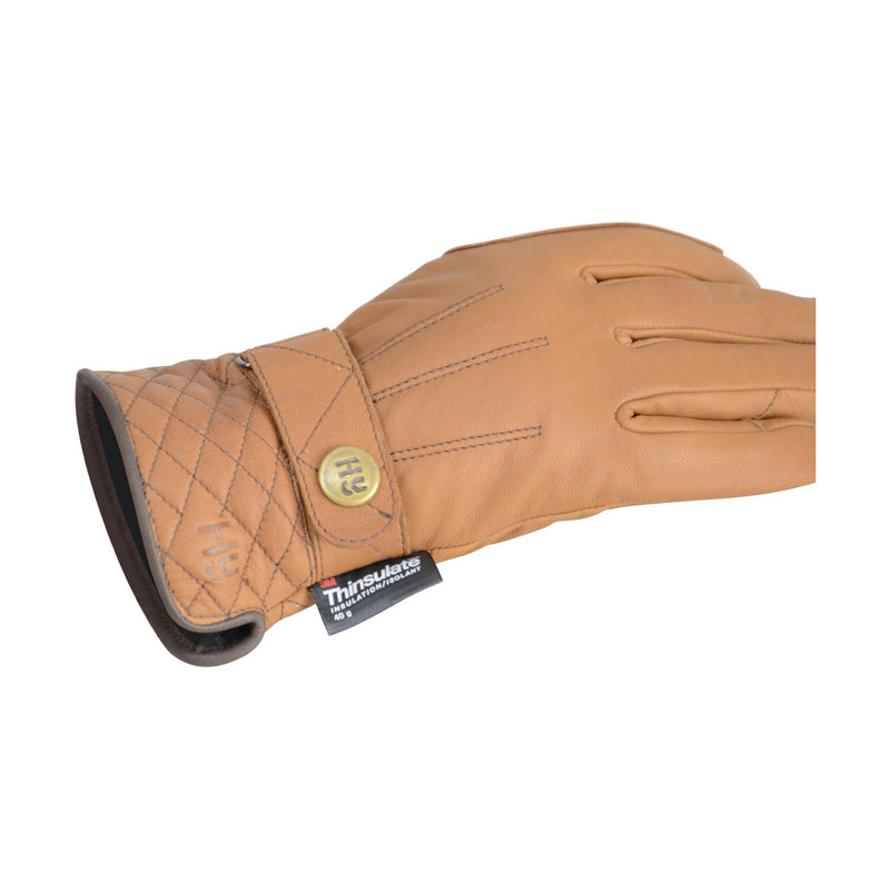 Hy5 Thinsulate Quilted Soft Leather Winter Riding Gloves - Nags Essentials