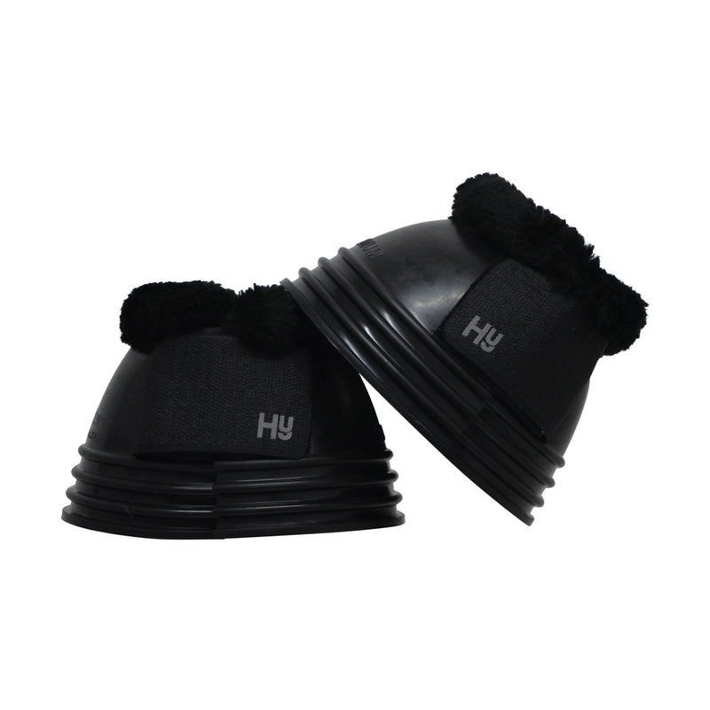 HyIMPACT Ringed Fleece Topped Over Reach Boots - Nags Essentials
