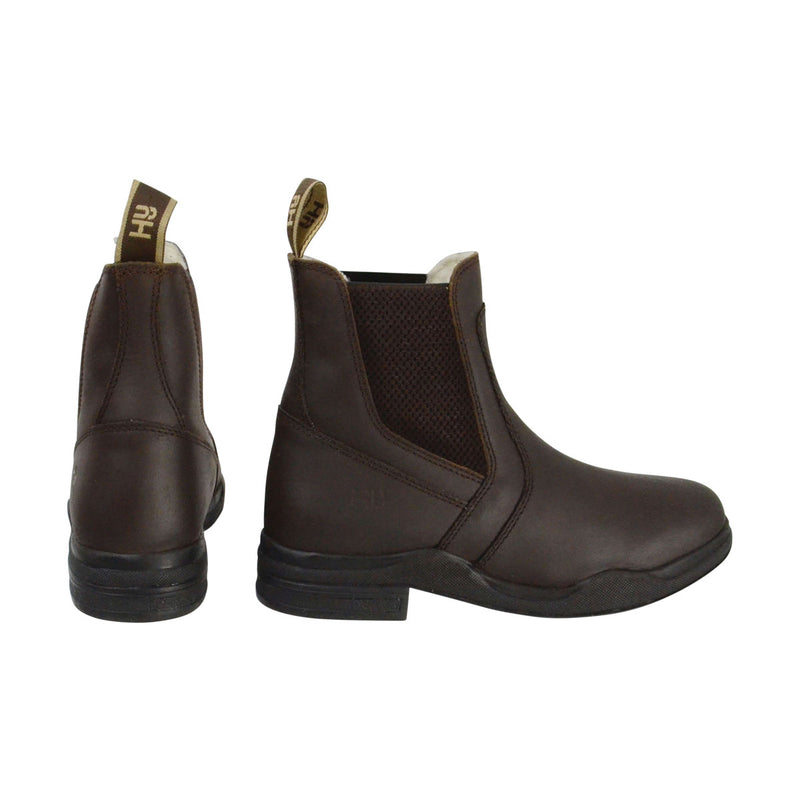 Hy Equestrian Fleece Lined Wax Leather Jodhpur Boot - Nags Essentials