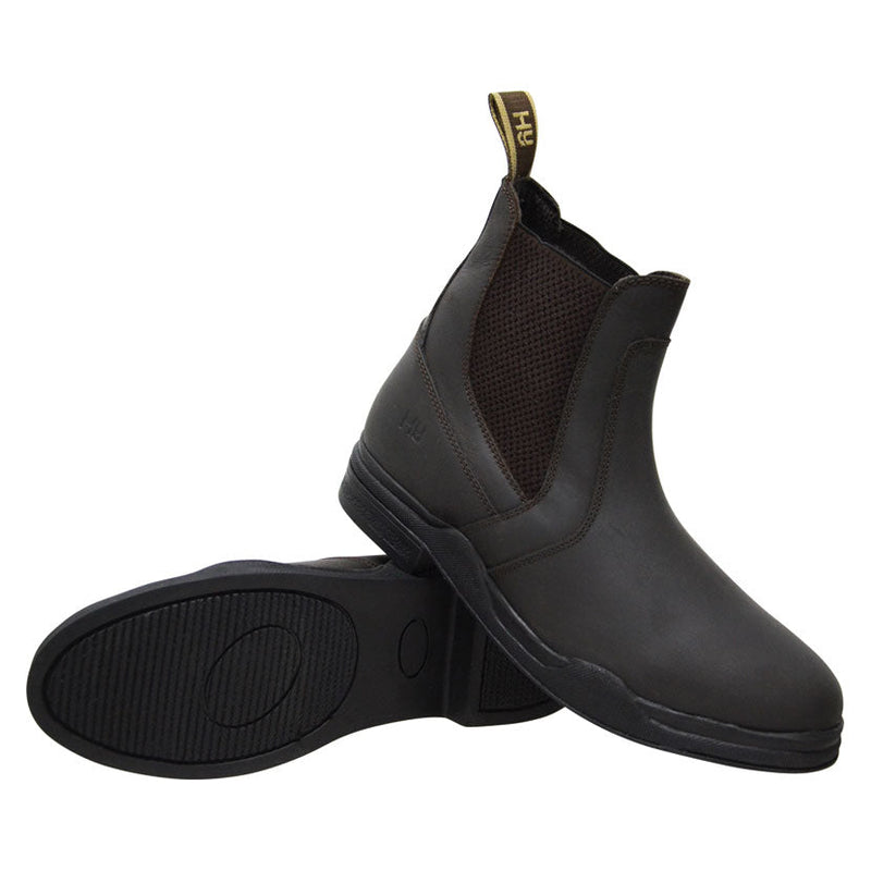 Hy Equestrian Wax Leather Jodhpur Boot - Child