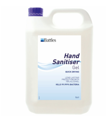 Battles Hand Sanitiser Gel - Nags Essentials