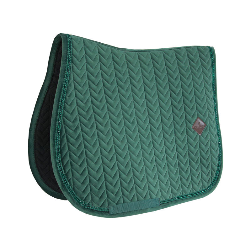 Kentucky Horsewear Velvet Saddle Pad With Pearls Jumping - Nags Essentials